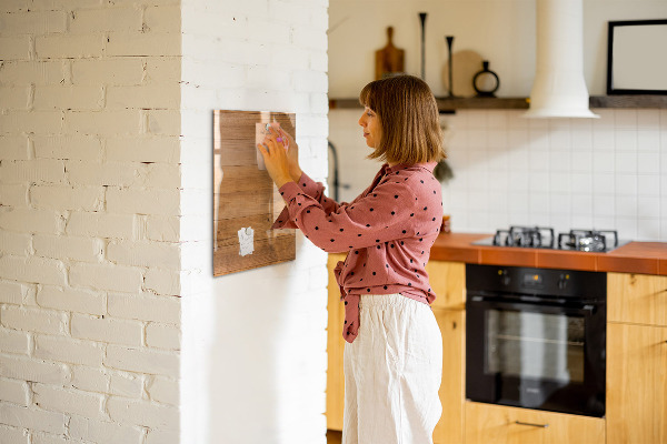 Dry erase board magnetic A cozy place for memories and photos