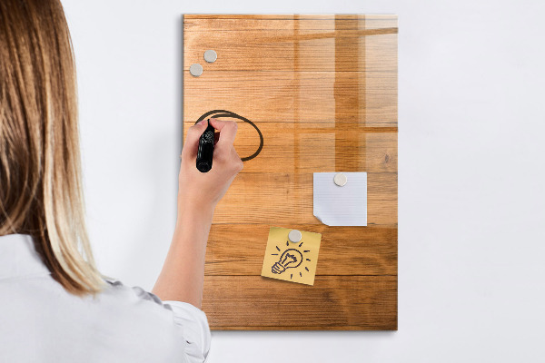 Dry erase board magnetic A cozy place for memories and photos