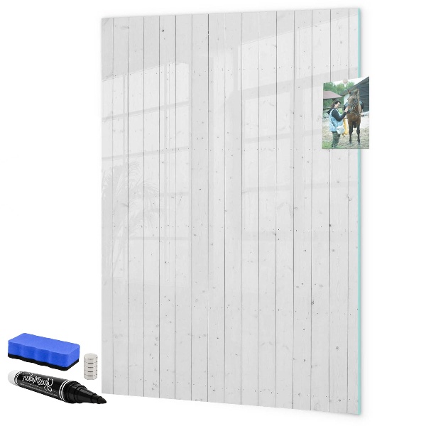 Magnetic dry erase board Board for photos and notes