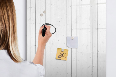 Magnetic dry erase board Board for photos and notes