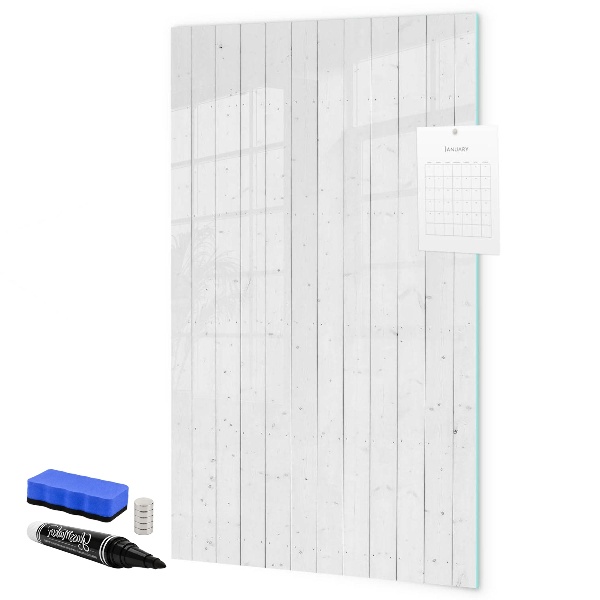 Magnetic dry erase board Board for photos and notes