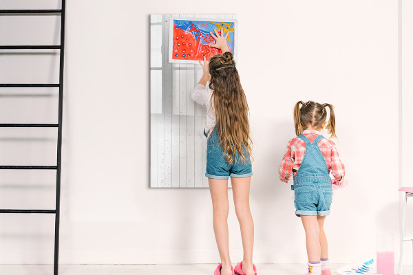 Magnetic dry erase board Board for photos and notes