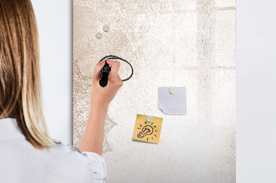 Dry erase board magnetic A creative space for photos and notes