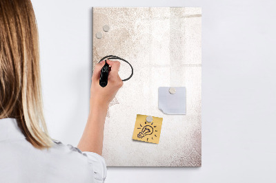 Dry erase board magnetic A creative space for photos and notes