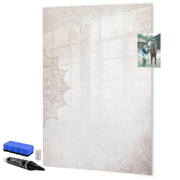 Dry erase board magnetic A creative space for photos and notes