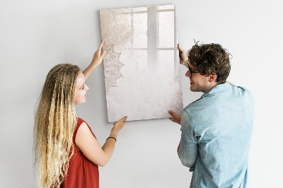 Dry erase board magnetic A creative space for photos and notes
