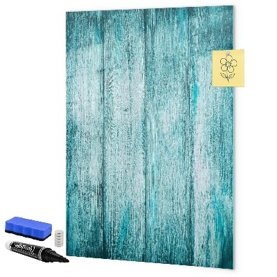 Magnetic dry erase board A colorful board for notes and photos
