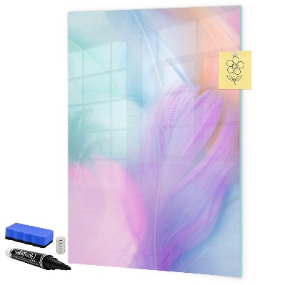 Dry erase board magnetic A colorful board for notes and photos