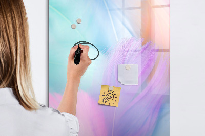 Dry erase board magnetic A colorful board for notes and photos