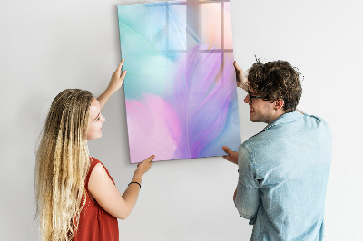 Dry erase board magnetic A colorful board for notes and photos