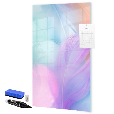 Dry erase board magnetic A colorful board for notes and photos
