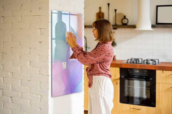 Dry erase board magnetic A colorful board for notes and photos