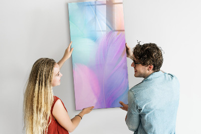 Dry erase board magnetic A colorful board for notes and photos