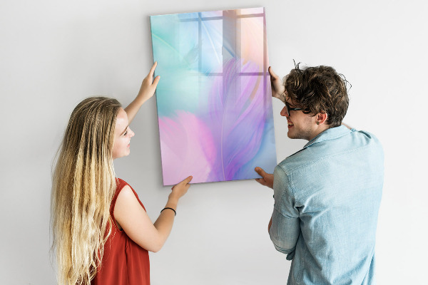 Dry erase board magnetic A colorful board for notes and photos