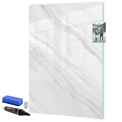 Dry erase board magnetic Stylish board for photos and notes