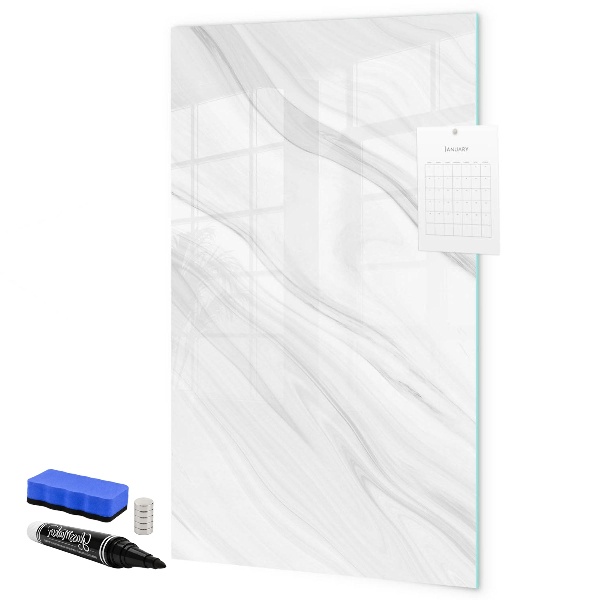 Dry erase board magnetic Stylish board for photos and notes