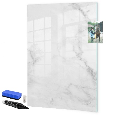 Magnetic dry erase board Magnetic board for photos and notes