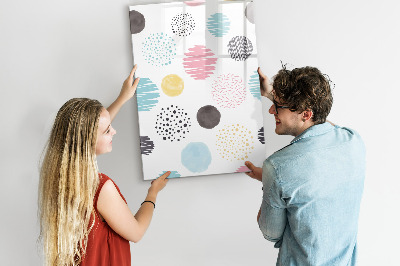 Dry erase board magnetic A colorful board for photos and notes
