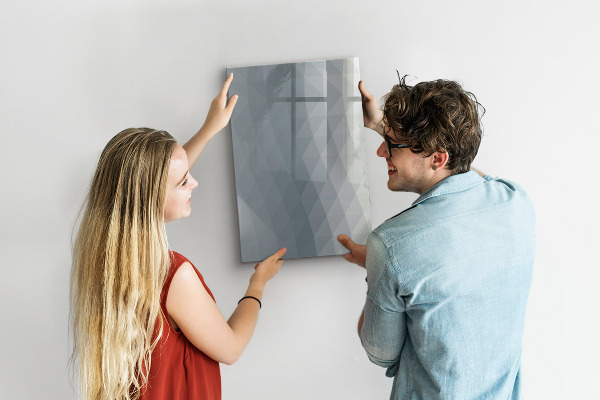 Magnetic dry erase board Note and photo board