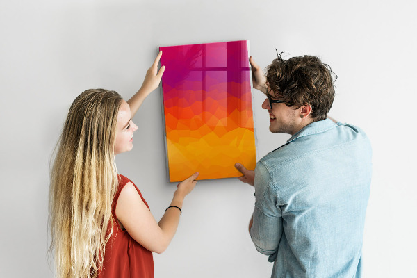 Dry erase board magnetic A colorful board for notes and photos