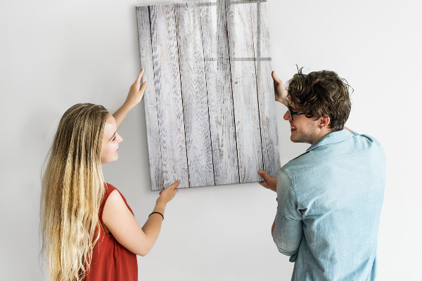Magnetic dry erase board A board for pinning photos and notes