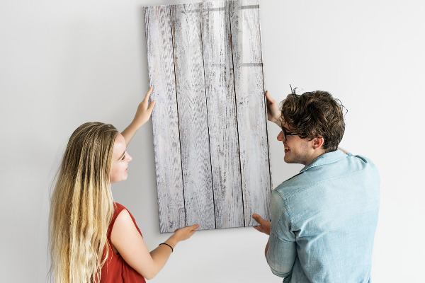 Magnetic dry erase board A board for pinning photos and notes