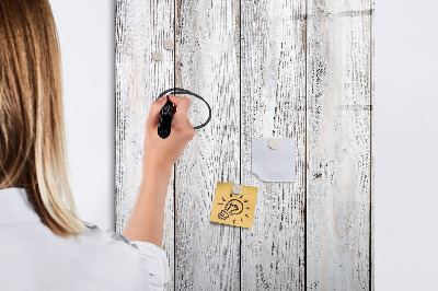 Magnetic dry erase board A board for pinning photos and notes