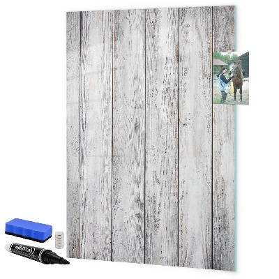 Magnetic dry erase board A board for pinning photos and notes