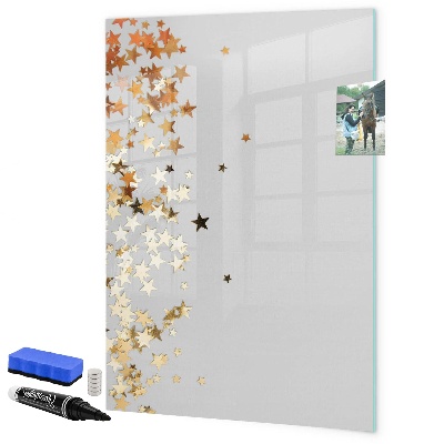 Dry erase board magnetic Creative board for photos and notes