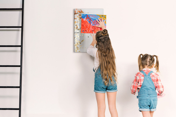 Dry erase board magnetic Creative board for photos and notes
