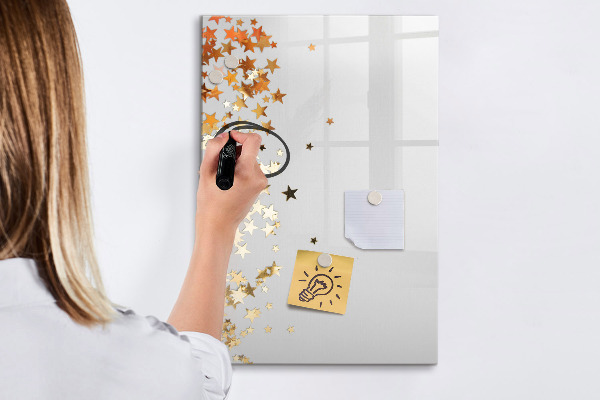 Dry erase board magnetic Creative board for photos and notes