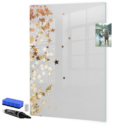Dry erase board magnetic Creative board for photos and notes