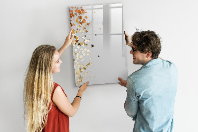 Dry erase board magnetic Creative board for photos and notes
