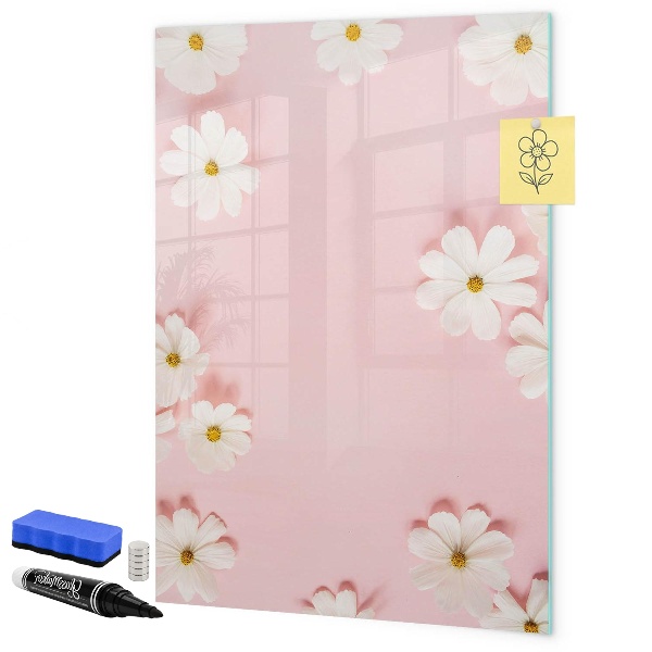 Magnetic dry erase board Creative board for notes and photos