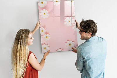 Magnetic dry erase board Creative board for notes and photos