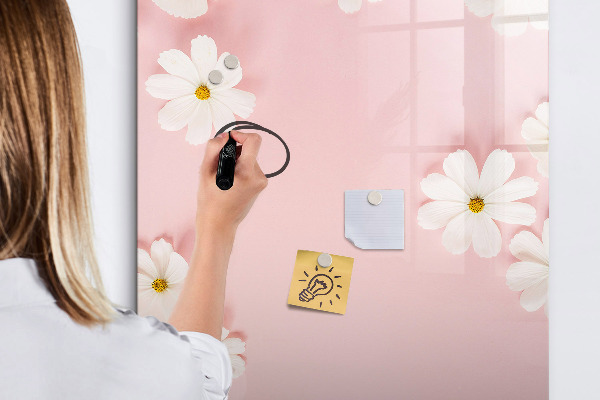 Magnetic dry erase board Creative board for notes and photos