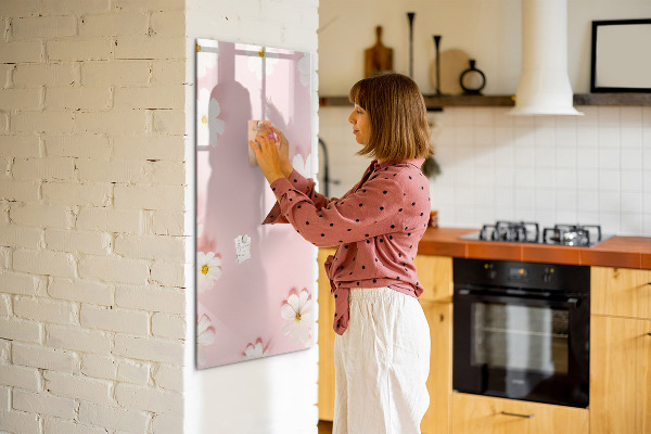 Magnetic dry erase board Creative board for notes and photos