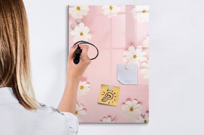 Magnetic dry erase board Creative board for notes and photos