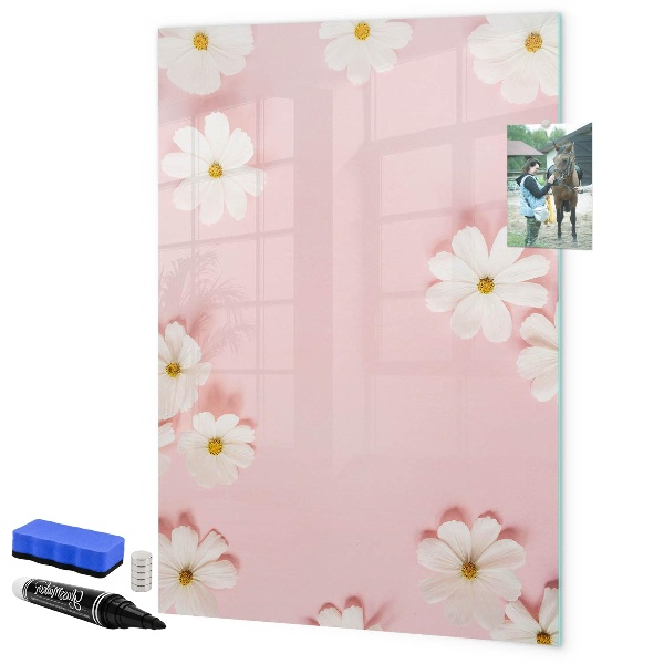 Magnetic dry erase board Creative board for notes and photos