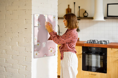 Magnetic dry erase board Creative board for notes and photos