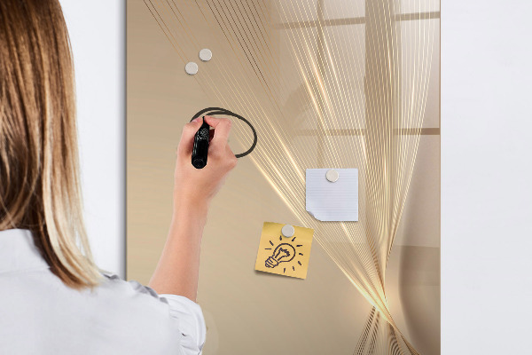 Magnetic dry erase board Modern photo display board