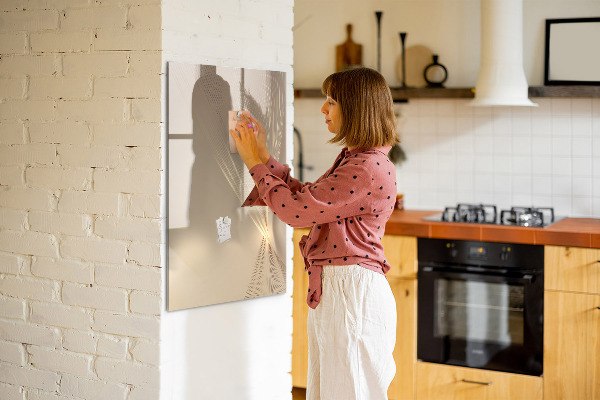 Magnetic dry erase board Modern photo display board