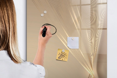 Magnetic dry erase board Modern photo display board