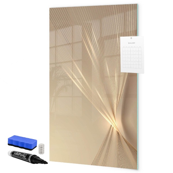 Magnetic dry erase board Modern photo display board