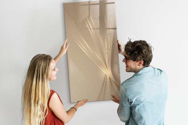 Magnetic dry erase board Modern photo display board