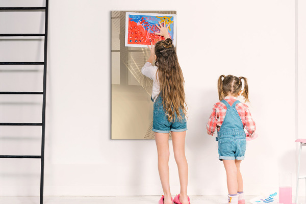 Magnetic dry erase board Modern photo display board