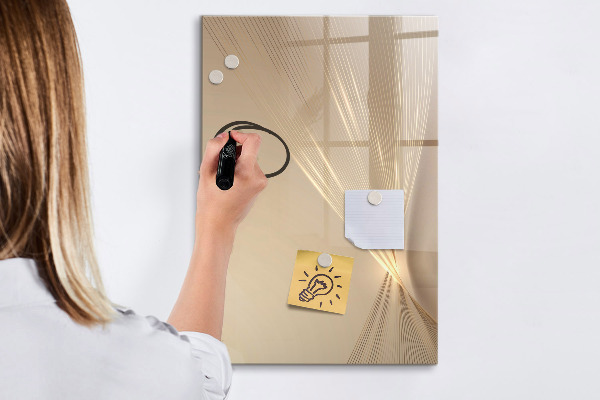 Magnetic dry erase board Modern photo display board