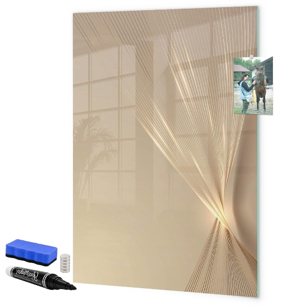 Magnetic dry erase board Modern photo display board