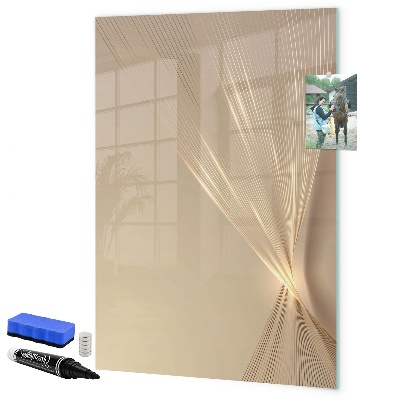Magnetic dry erase board Modern photo display board
