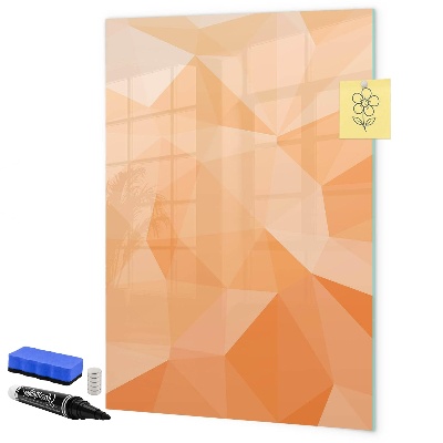 Dry erase board magnetic A colorful board for photos and notes